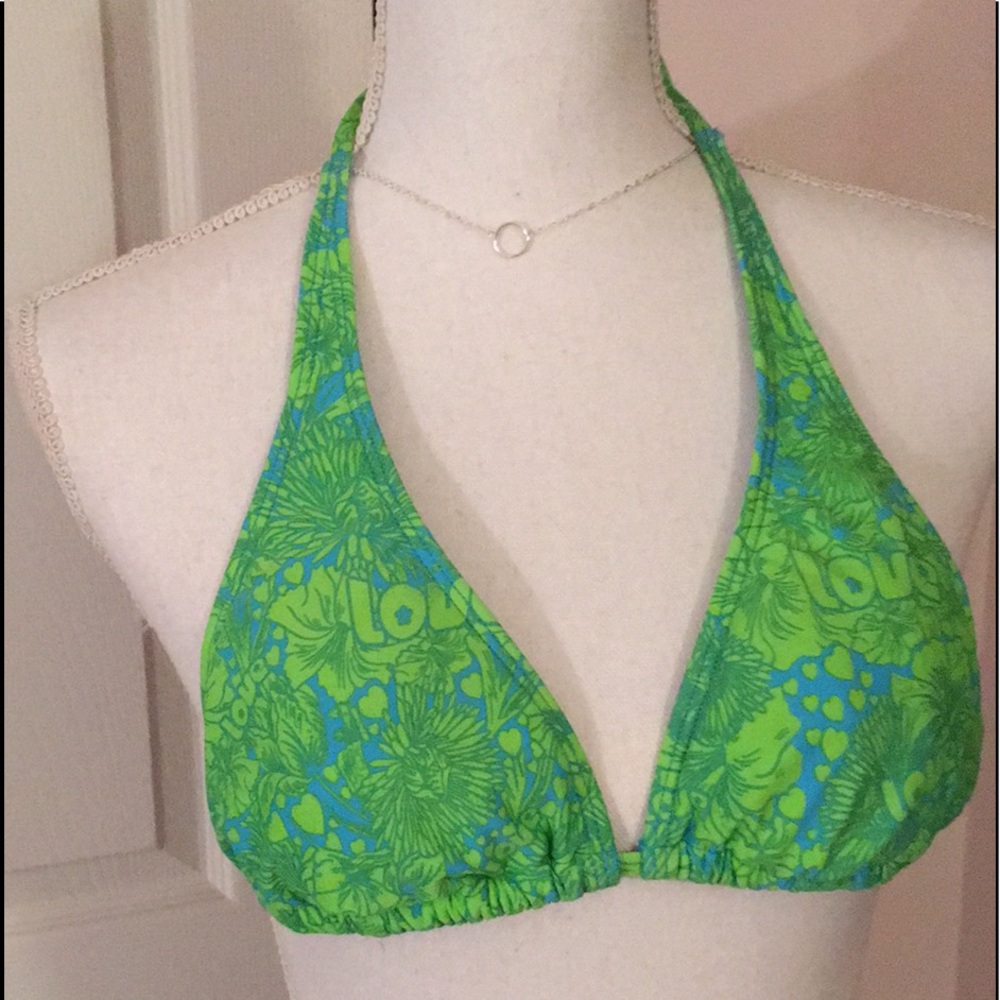 Green & blue NWOT bikini sz M